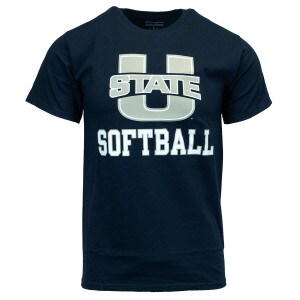 utah state champion softball tshirt navy